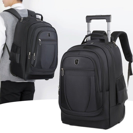 Large Capacity Drawbar Oxford Cloth Backpack - SMARTMARTNZ