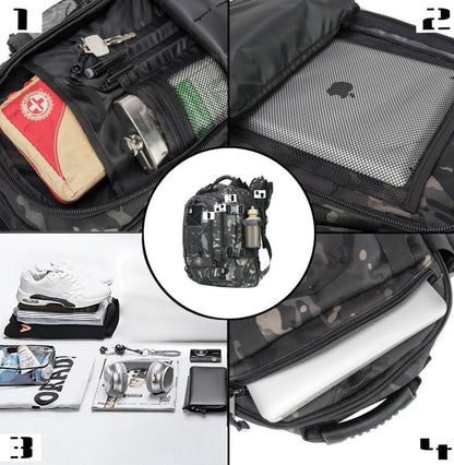 Large Tactical Backpack – Gym, Sport, Travel - SMARTMARTNZ