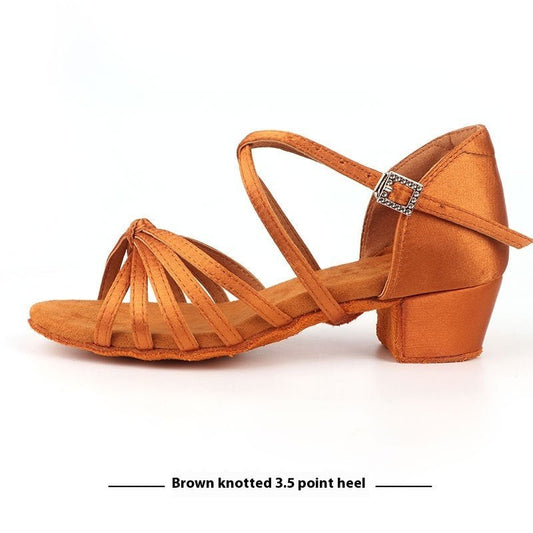Latin Ballroom Dancing Shoes – Competition Grade Flexible Sole • Elegant Look • Exact for Dancing - SMARTMARTNZ