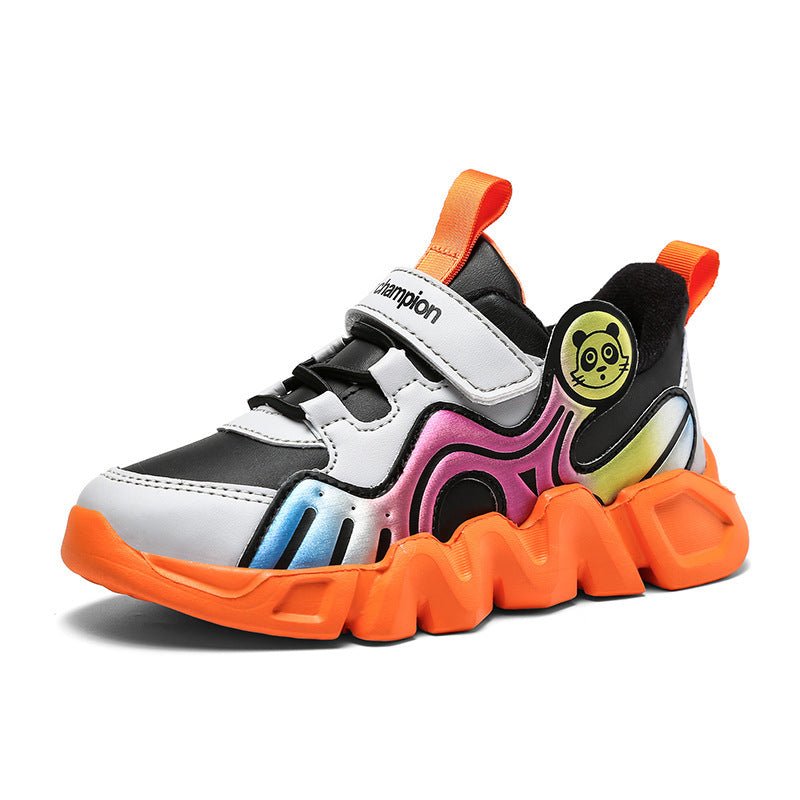 Lightweight Leather Casual Boys Sports Running Shoes - SMARTMARTNZ