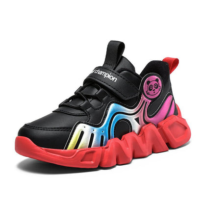 Lightweight Leather Casual Boys Sports Running Shoes - SMARTMARTNZ