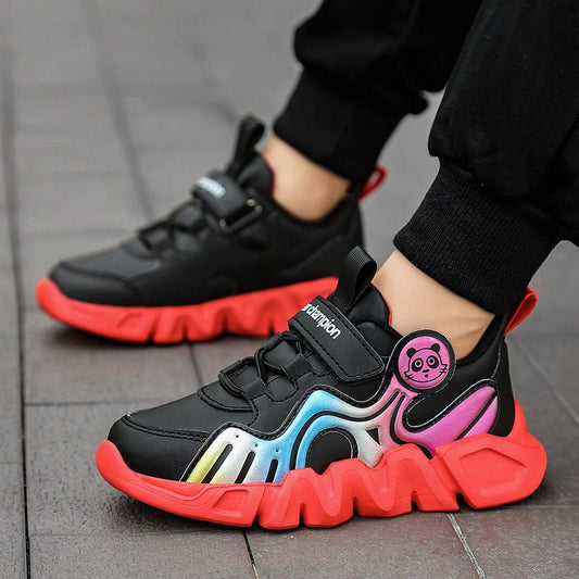 Lightweight Leather Casual Boys Sports Running Shoes - SMARTMARTNZ