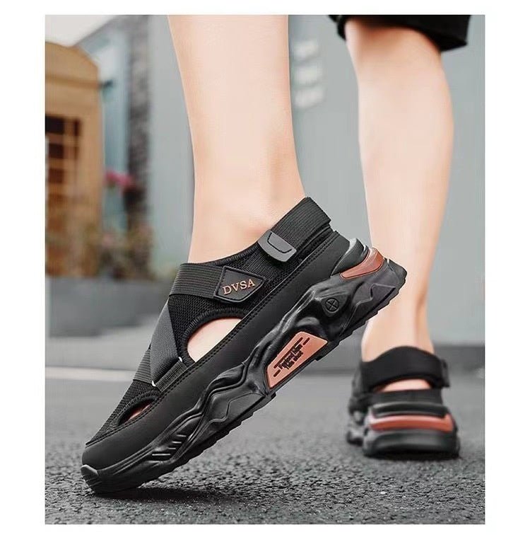 Lightweight Mesh Sandals – Men’s Summer Essential Platform Sole | Anti - Slip | Cool, Casual & Comfy - SMARTMARTNZ