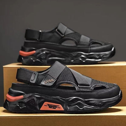 Lightweight Mesh Sandals – Men’s Summer Essential Platform Sole | Anti - Slip | Cool, Casual & Comfy - SMARTMARTNZ