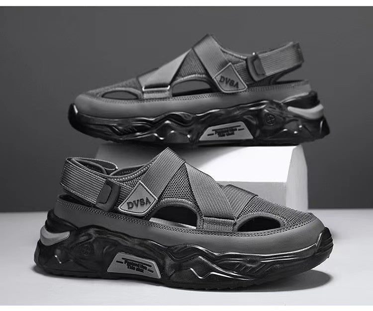 Lightweight Mesh Sandals – Men’s Summer Essential Platform Sole | Anti - Slip | Cool, Casual & Comfy - SMARTMARTNZ