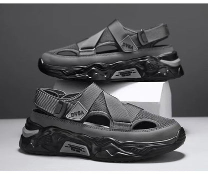 Lightweight Mesh Sandals – Men’s Summer Essential Platform Sole | Anti - Slip | Cool, Casual & Comfy - SMARTMARTNZ
