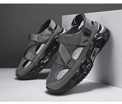 Lightweight Mesh Sandals – Men’s Summer Essential Platform Sole | Anti - Slip | Cool, Casual & Comfy - SMARTMARTNZ
