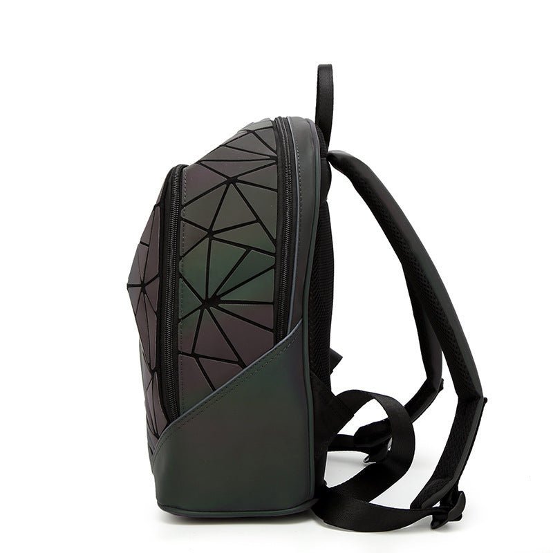 Luminous Geometric Diamond Backpack – Stylish & Eye - Catching - SMARTMARTNZ