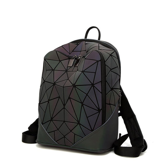 Luminous Geometric Diamond Backpack – Stylish & Eye - Catching - SMARTMARTNZ