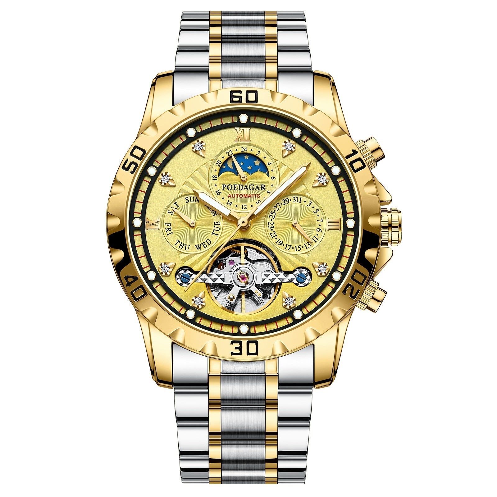 Luxury Men's Mechanical Watch – Waterproof & Multifunctional Wristwatch - SMARTMARTNZ