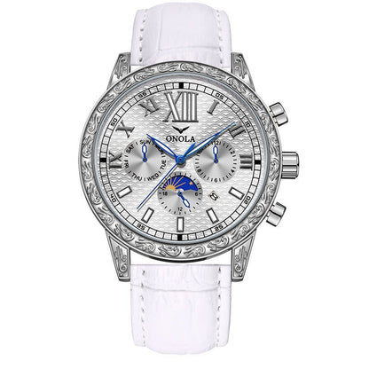 Luxury Skeleton Mechanical Watch for Men – Automatic, Leather Strap - SMARTMARTNZ