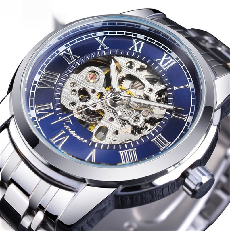 Manual Winding Mechanical Watch – Men’s Casual Fashion Style - SMARTMARTNZ