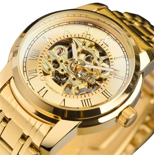 Manual Winding Mechanical Watch – Men’s Casual Fashion Style - SMARTMARTNZ