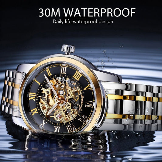 Manual Winding Mechanical Watch – Men’s Casual Fashion Style - SMARTMARTNZ