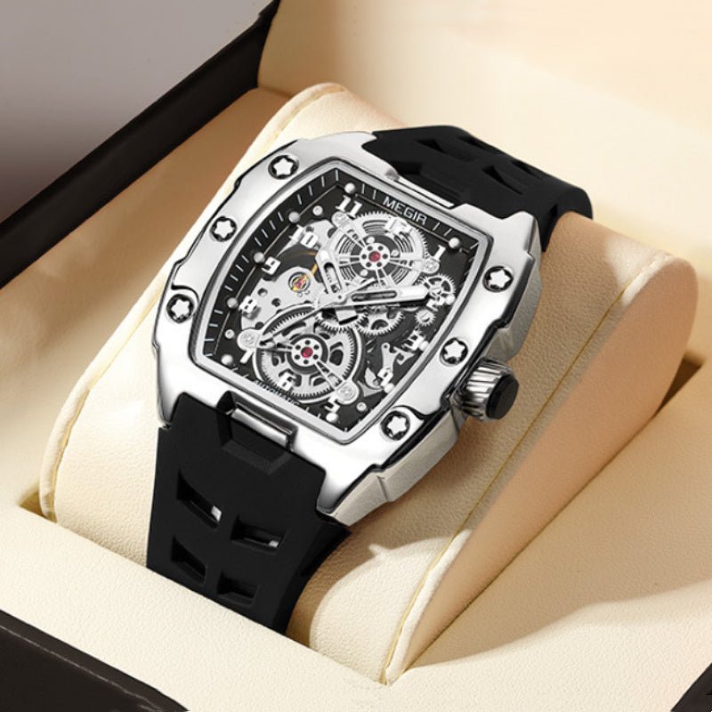 Men’s Barrel Sports Watch – Waterproof, Mechanical, High - Performance Style - SMARTMARTNZ