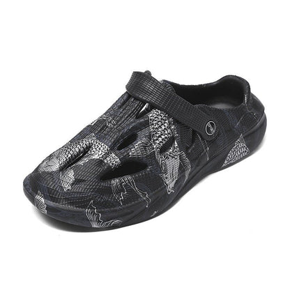 Men’s Camouflage Beach Sandals – Toe Cap & Outdoor Grip - SMARTMARTNZ