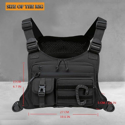Men’s Camouflage Chest Bag – Running & Sports Crossbody - SMARTMARTNZ