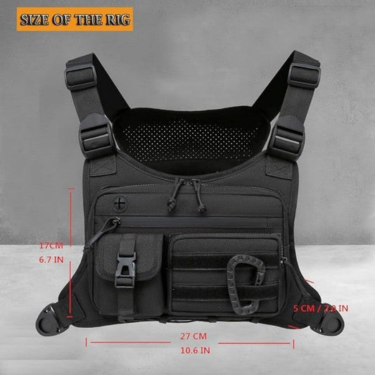 Men’s Camouflage Chest Bag – Running & Sports Crossbody - SMARTMARTNZ