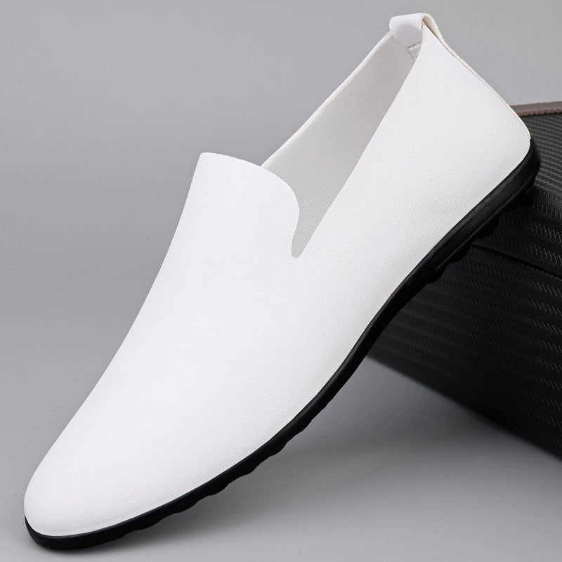 Men's Casual Leather Shoes Fashion Soft Gommino Low Top - SMARTMARTNZ