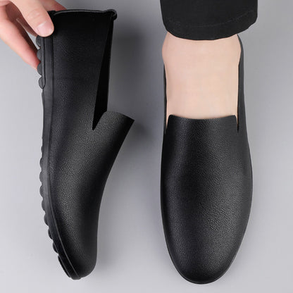 Men's Casual Leather Shoes Fashion Soft Gommino Low Top - SMARTMARTNZ