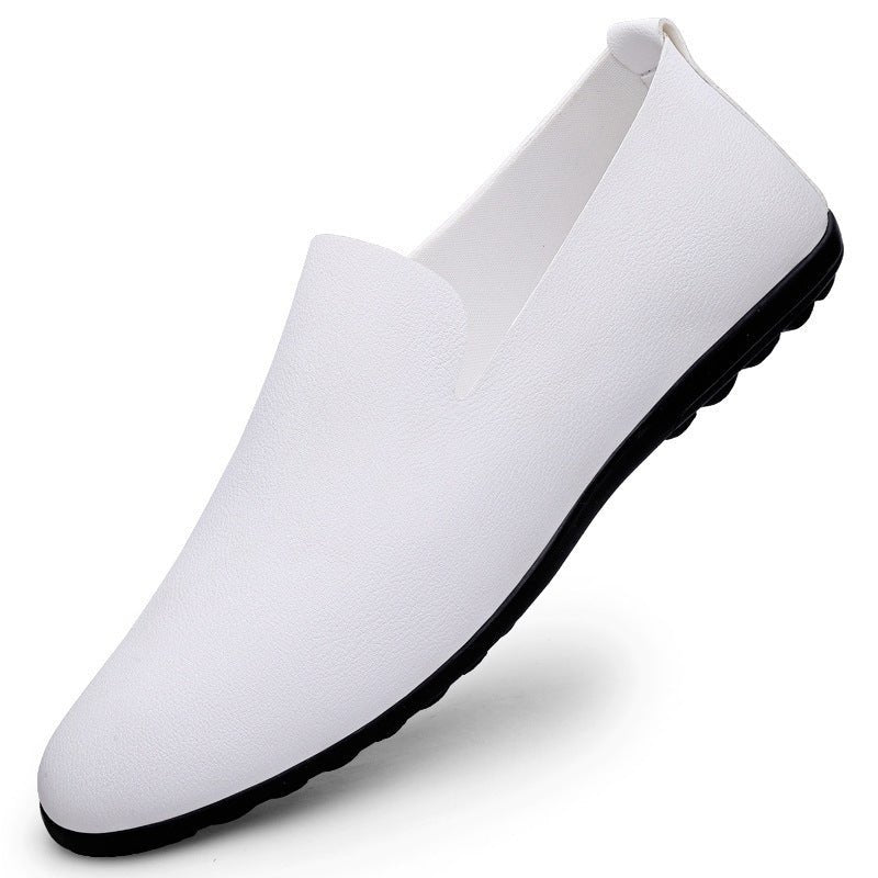 Men's Casual Leather Shoes Fashion Soft Gommino Low Top - SMARTMARTNZ
