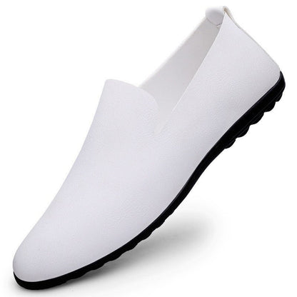 Men's Casual Leather Shoes Fashion Soft Gommino Low Top - SMARTMARTNZ