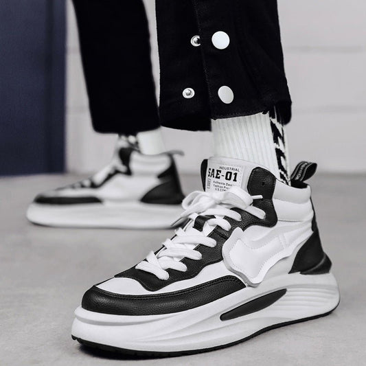 Men’s Casual Platform High - Top Sneakers – Stylish - SMARTMARTNZ