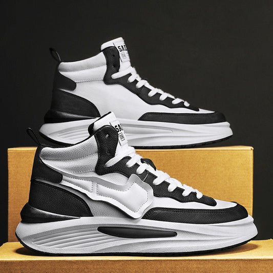 Men’s Casual Platform High - Top Sneakers – Stylish - SMARTMARTNZ