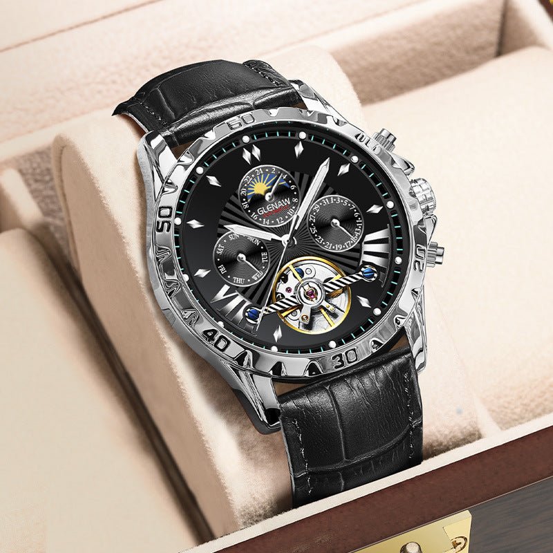 Men's Fashion Hollowed - out Watch Automatic Mechanical Watch - SMARTMARTNZ