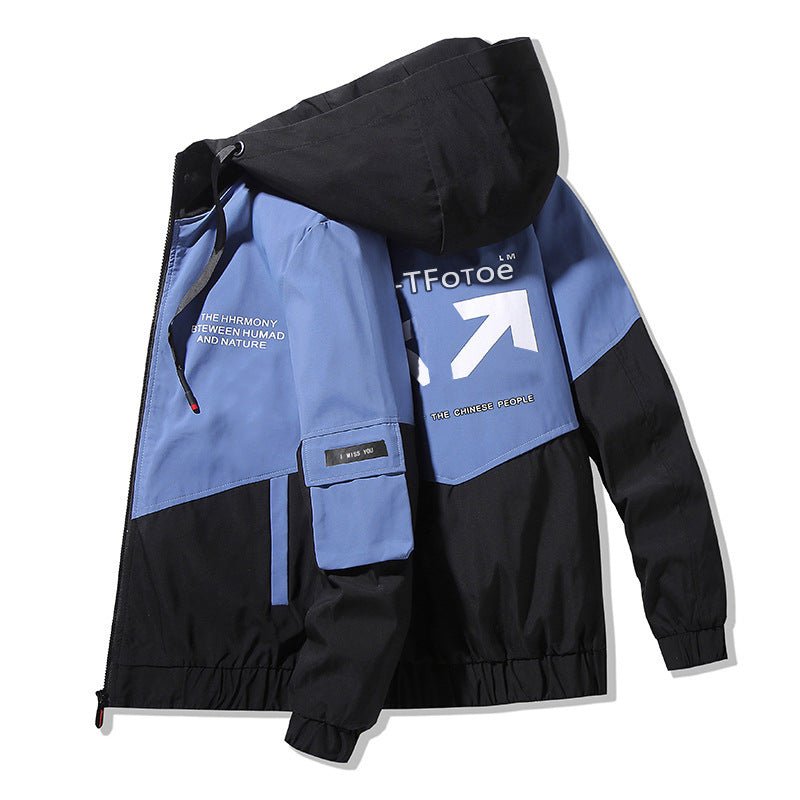 Men’s Fashion Printed Hooded Jacket - SMARTMARTNZ