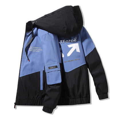 Men’s Fashion Printed Hooded Jacket - SMARTMARTNZ