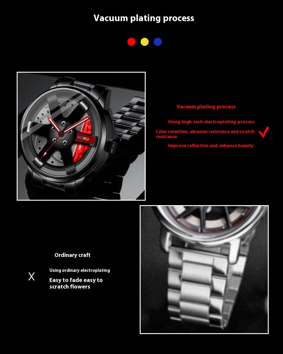 Men’s Fashion Sport Quartz Watch – Waterproof & Luminous Dial - SMARTMARTNZ