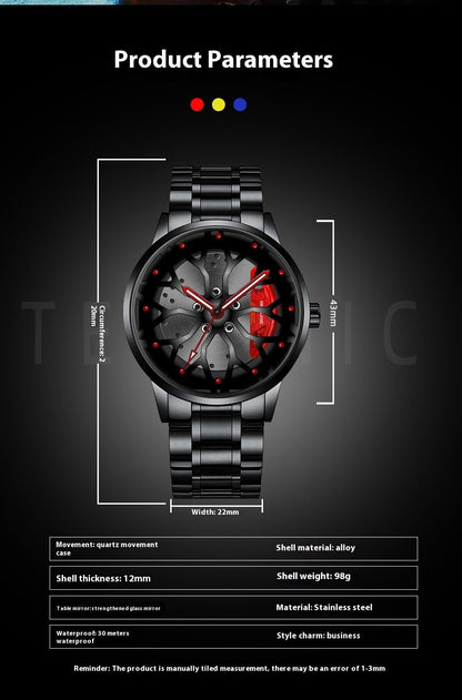 Men’s Fashion Sport Quartz Watch – Waterproof & Luminous Dial - SMARTMARTNZ
