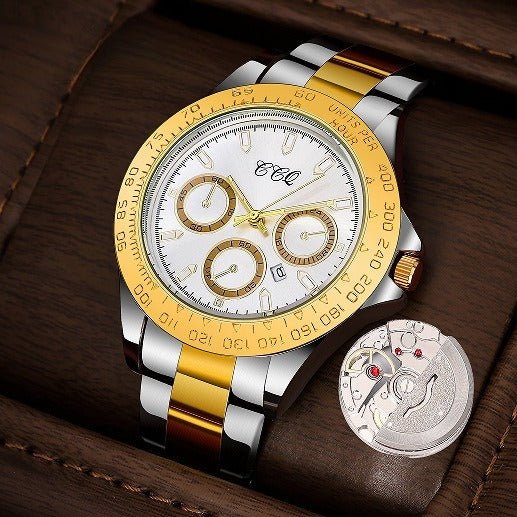 Men’s Gradient Gold Steel Watch - SMARTMARTNZ
