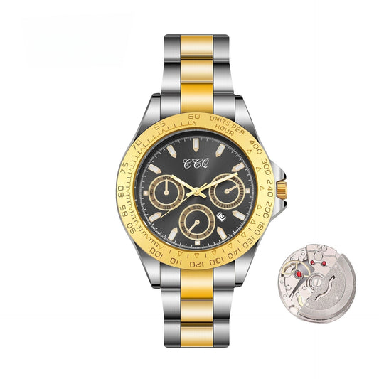 Men’s Gradient Gold Steel Watch - SMARTMARTNZ