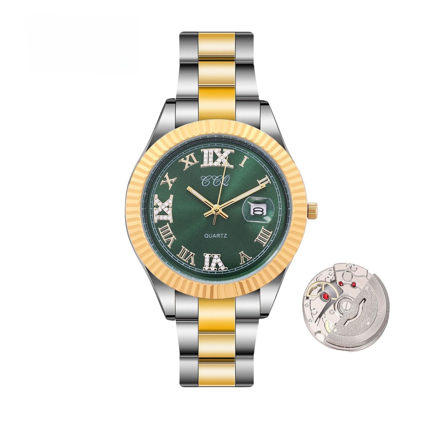 Men’s Gradient Gold Steel Watch - SMARTMARTNZ