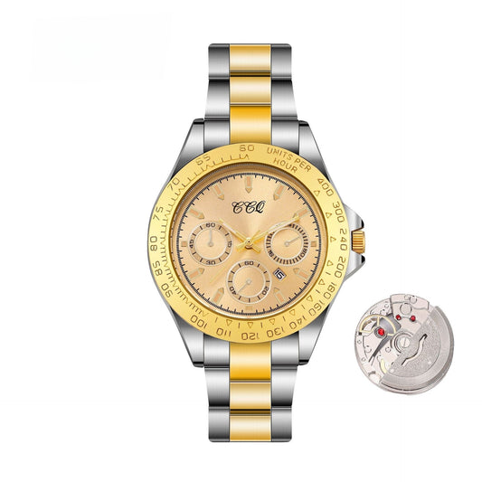 Men’s Gradient Gold Steel Watch - SMARTMARTNZ