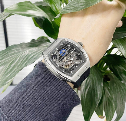Men's Hollow Automatic Watch Luminous Waterproof Mechanical Watch - SMARTMARTNZ