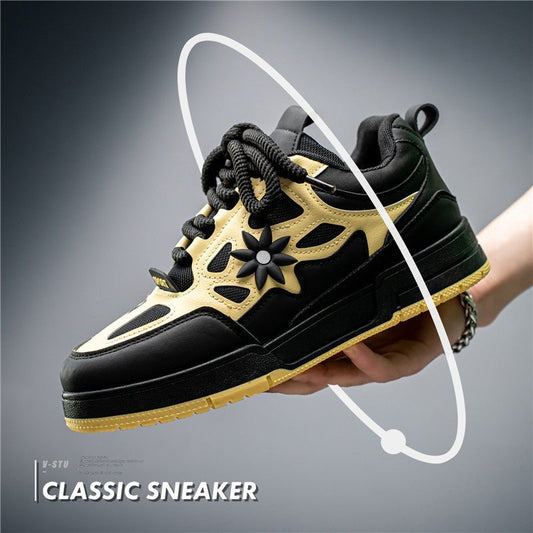 Men’s Korean Style Bread Shoes – Trendy Chunky Sneakers - SMARTMARTNZ