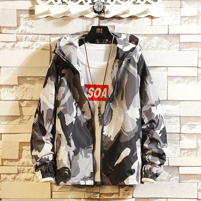 Men’s Long Sleeve Hooded Jacket - SMARTMARTNZ