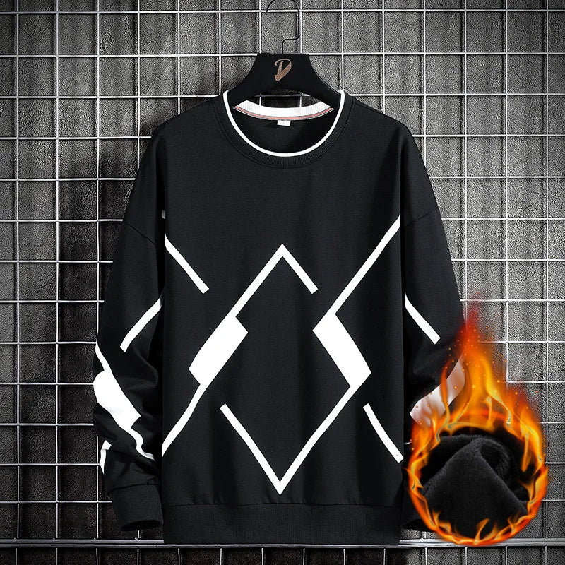 Men’s Loose Fit Sweatshirt – Urban Streetwear in Extended Sizes - SMARTMARTNZ