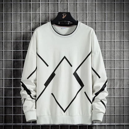 Men’s Loose Fit Sweatshirt – Urban Streetwear in Extended Sizes - SMARTMARTNZ