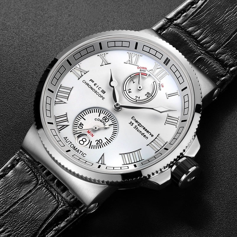 Men’s Mechanical Luxury Watch – Automatic, Luminous & Water - Resistant - SMARTMARTNZ