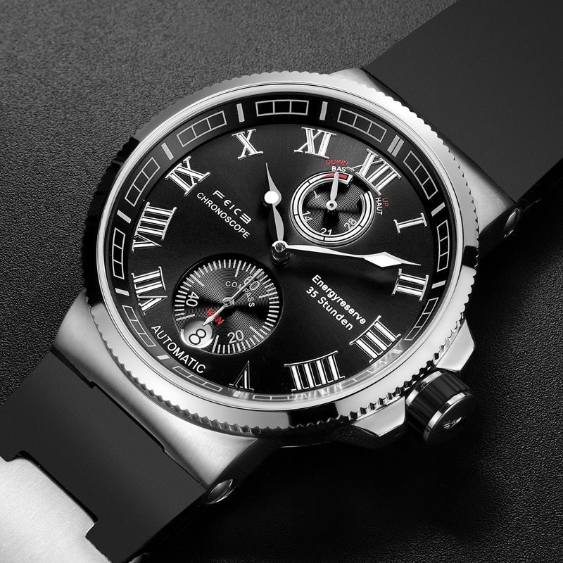 Men’s Mechanical Luxury Watch – Automatic, Luminous & Water - Resistant - SMARTMARTNZ