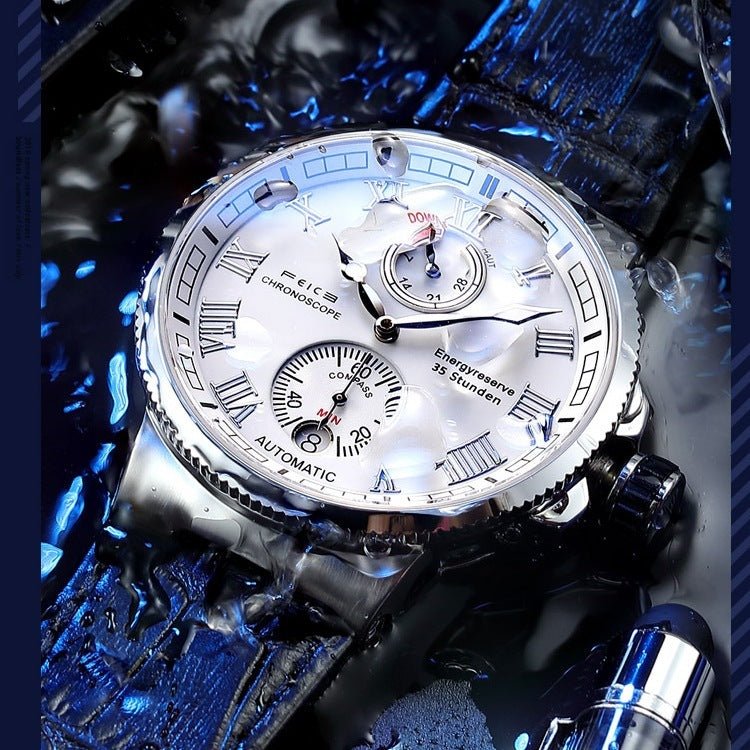 Men’s Mechanical Luxury Watch – Automatic, Luminous & Water - Resistant - SMARTMARTNZ