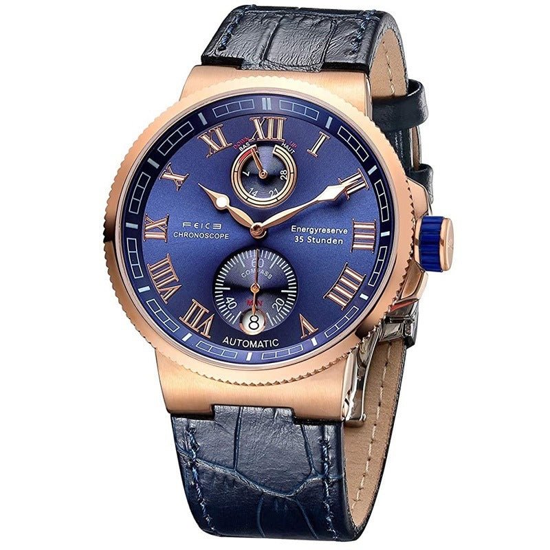 Men’s Mechanical Luxury Watch – Automatic, Luminous & Water - Resistant - SMARTMARTNZ
