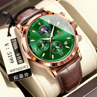 Men’s Multi - Function Moon Phase Watch - SMARTMARTNZ