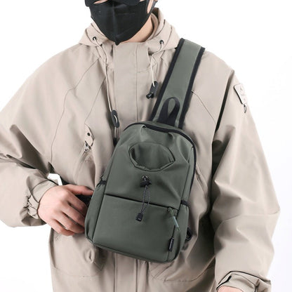 Men’s Outdoor Chest Sling Bag – Waterproof Oxford Fabric - SMARTMARTNZ