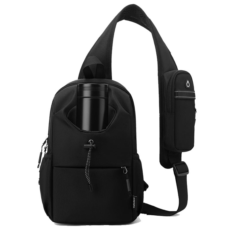 Men’s Outdoor Chest Sling Bag – Waterproof Oxford Fabric - SMARTMARTNZ