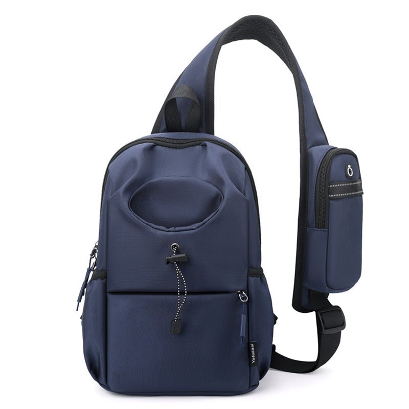 Men’s Outdoor Chest Sling Bag – Waterproof Oxford Fabric - SMARTMARTNZ